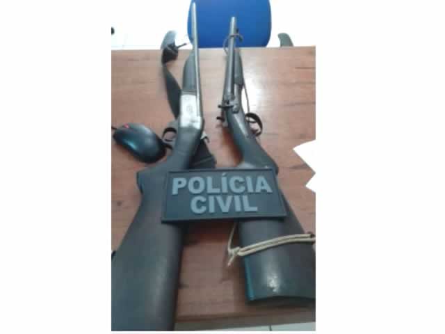 Polícia de Nova Bandeirantes apreende armas de fogo na residência de suspeito de feminicídio