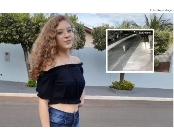 Vídeo mostra adolescente de 13 anos caminhando na rua antes de ser morta