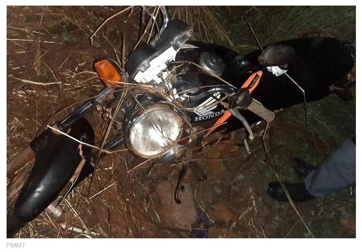 Corpo de motociclista é encontrado em estrada de terra em Acorizal