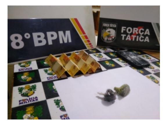 Jovem é detido por tráfico de drogas e direção perigosa em Alta Floresta