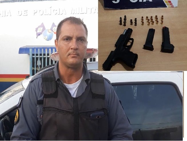 Comerciante em Colíder é preso com pistola com numeração alterada. (Vídeo)