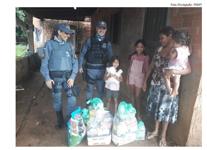PM's são chamados para atender discussão de casal e descobrem que desentendimento era por falta de comida