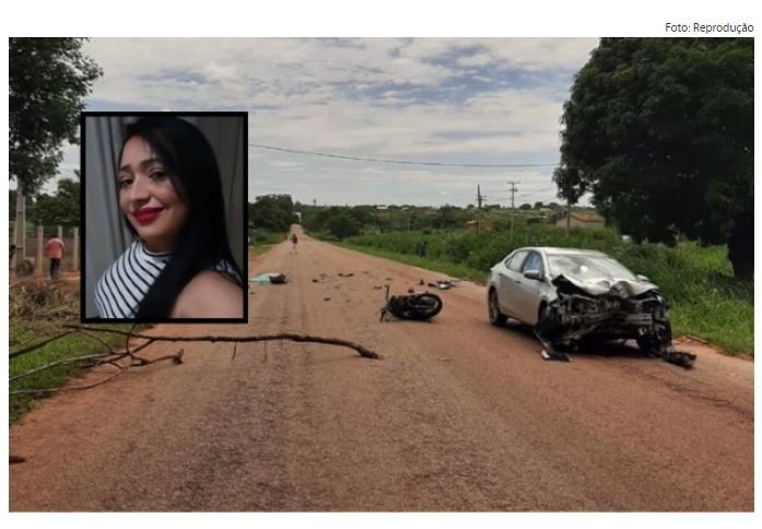 Mulher de 42 anos morre em acidente entre Biz e Corola