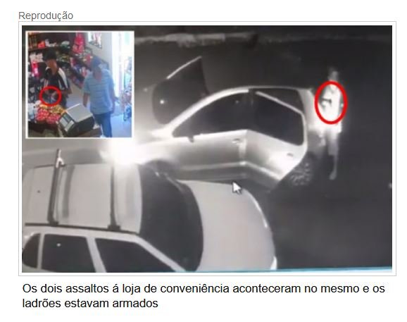 Bandidos roubam loja de conveniência duas vezes no mesmo dia