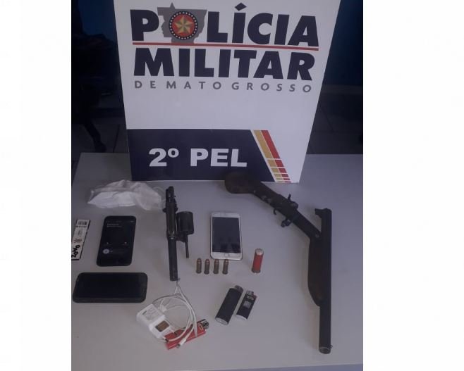 PM de Canaã prende assaltantes que estavam tacando TERROR em Colíder. (Fotos)