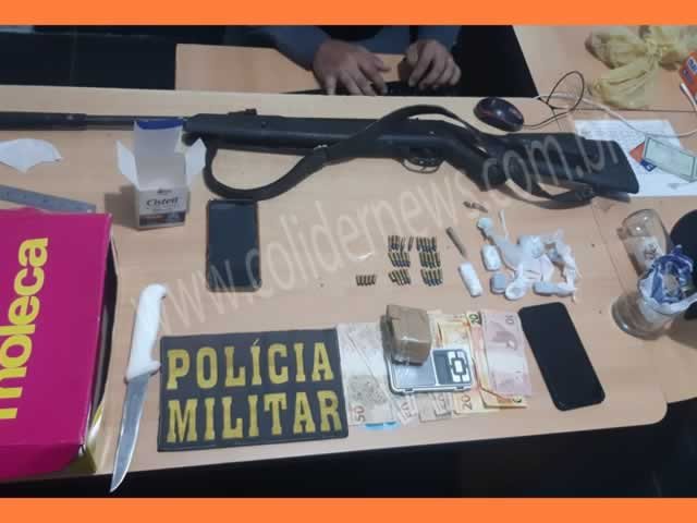 PM fecha Boca de Fumo em Colíder e prende Três pessoas e um arsenal de munições próximo ao antigo Cemitério. (Vídeo)