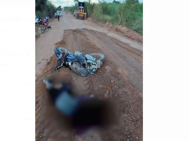 Idoso de 64 anos em Canaã morre atropelado por máquina da prefeitura da cidade.