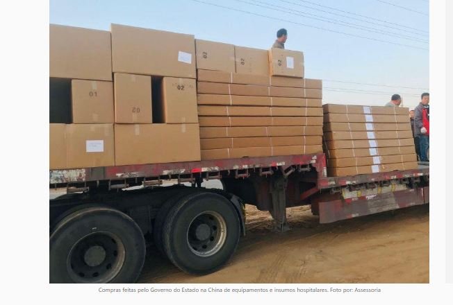 Primeiros equipamentos comprados na China chegam a MT nesta terça-feira (28)