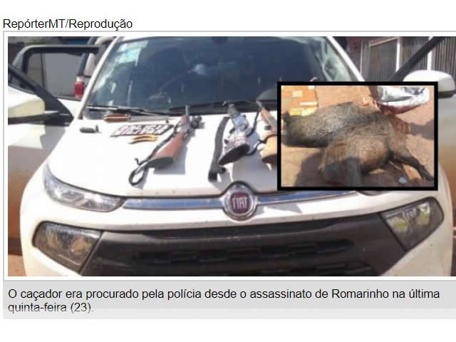 Homem que executou passageiro de ônibus é preso caçando em fazenda no Araguaia; veja fotos