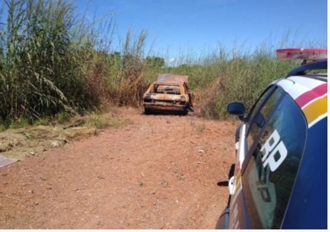 Veículo roubado durante "Test Drive" é encontrado queimado em Sinop
