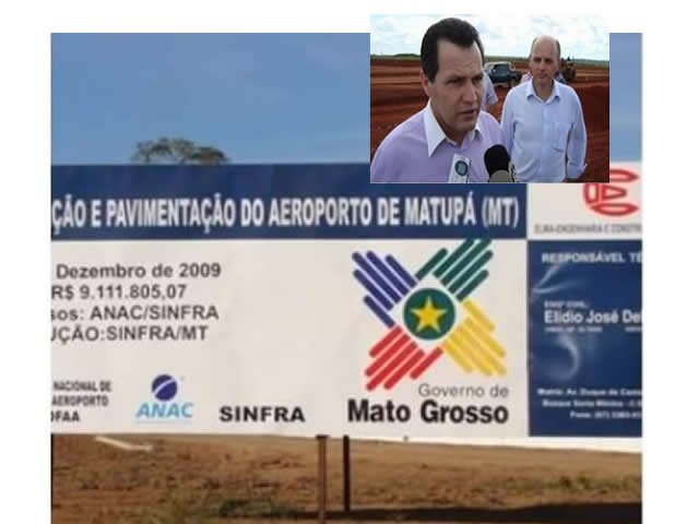 Nas redes sociais, Fernando Zafonato relembra que construí aeroporto e crítica atual gestão. (Fotos)