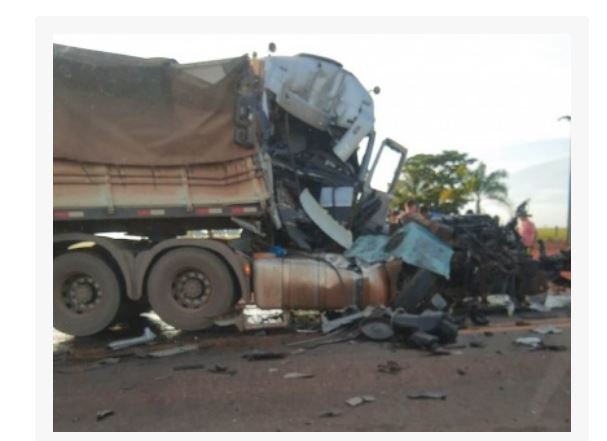 Motorista fica gravemente ferido em acidente na Br 163