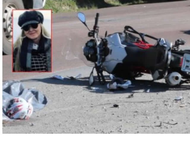 Empresária de MT morre em acidente de moto BMW em SC. (Fotos)