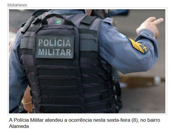 Assaltante de carro morre em confronto com a Polícia Militar