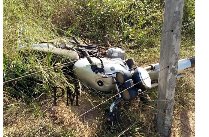 Moto roubada em Novo Mundo é recuperada pela policia Militar de Nova Guarita. (Fotos)