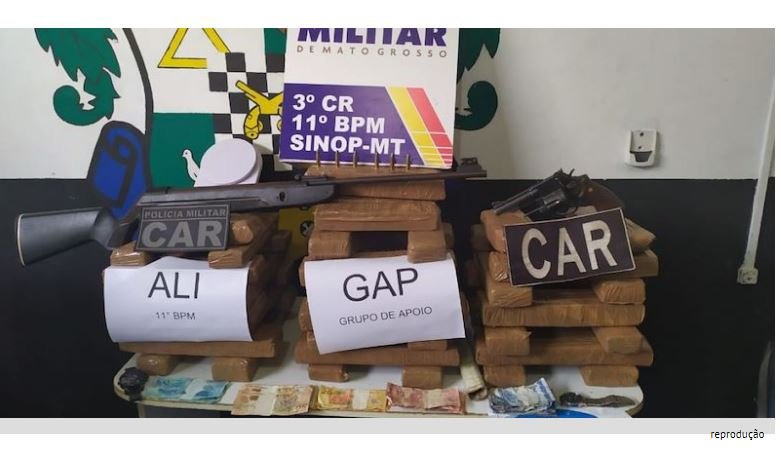 Cinco pessoas são presas por tráfico internacional de drogas e 45kg apreendido