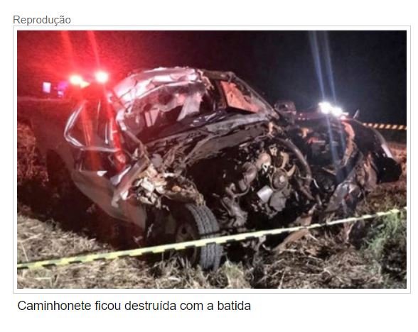Motorista de S10 morre ao bater em traseira de caminhão