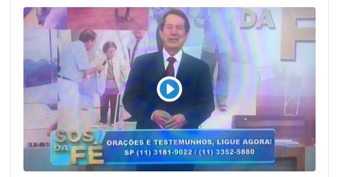 Contra ciência, R.R. Soares diz que água abençoada é cura para Covid-19