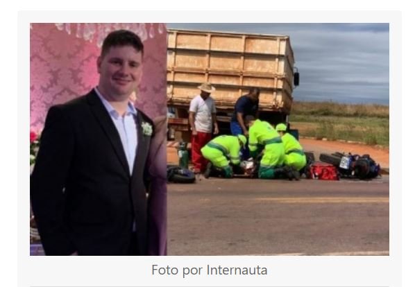 Motociclista morre após bater em caminhão na BR 163