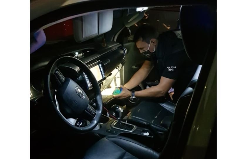 Forças policiais da PJC de Canaã e Colíder fazem operação na cidade.(Fotos)