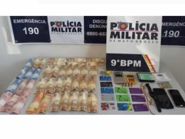 PM descobre fábrica de cartões clonados e prende golpista em MT