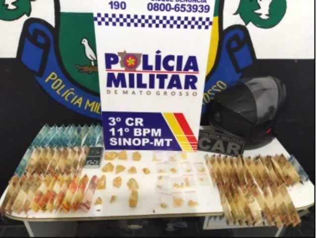 Polícia Militar apreende drogas e dinheiro de facção criminosa