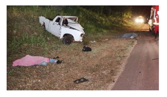 Três morrem em grave acidente na MT-130