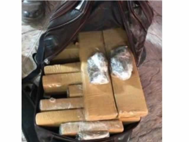 PM prende suspeito com 8 kg de maconha, cocaína e drone em Sinop