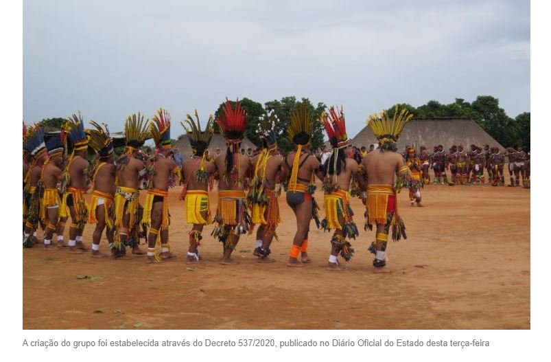 MT institui grupo de trabalho para monitorar e reduzir propagação da Covid-19 em territórios indígenas