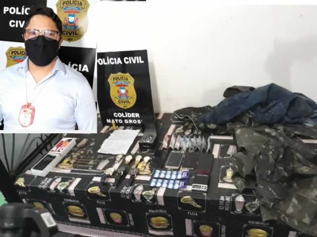 Operação conjunta de policias de Colíder prendem parte de quadrilha suspeita de roubos e furtos na região. (Vídeo)