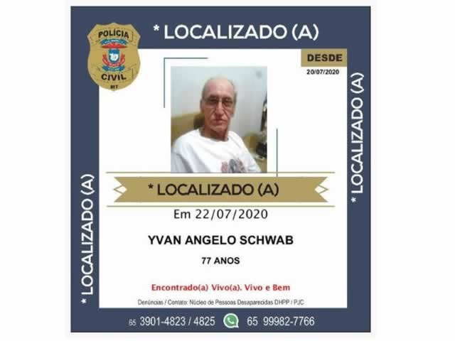 Idoso que desapareceu há dois dias é localizado próximo às Águas Quentes