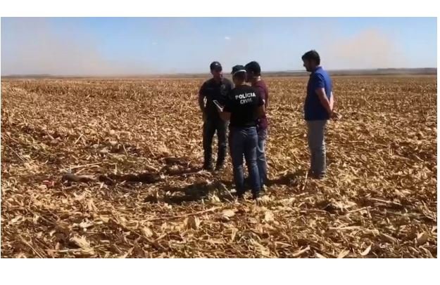 Corpo em avançado estado de decomposição é encontrado em fazenda