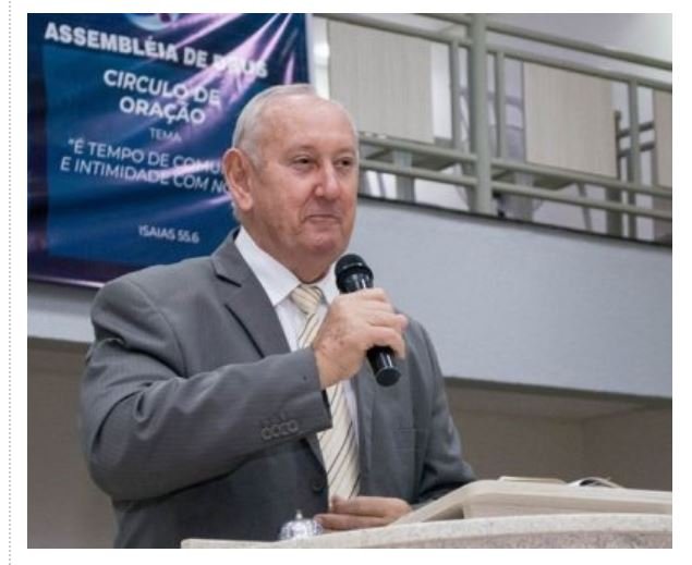 Morre pastor da Assembleia de Deus
