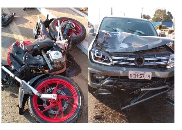 Motociclista tem perna decepada e morre em acidente em MT