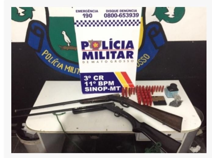 Idoso é preso pela PM acusado de ameaçar pessoas com armas