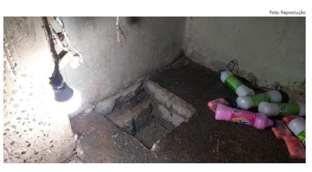 Polícia Penal descobre escavação de túnel em cela com 44 presos