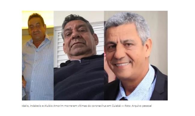 Três irmãos morrem vítimas de coronavírus no período de um mês em MT