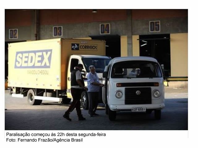 Funcionários dos Correios entram em greve em todo o Brasil