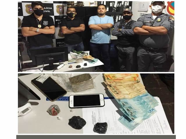 PM de Santa Helena prende quatro pessoas por Tráfico de Drogas. (Fotos)