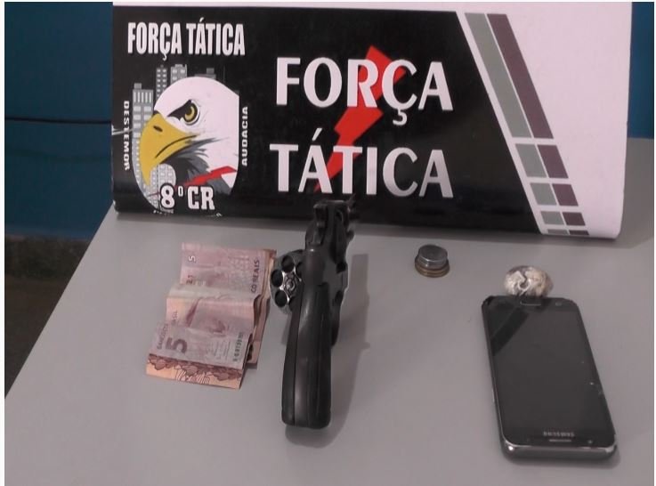 Força Tática apreende arma de fogo com jovens que planejavam matar desafeto a tiros em Juína