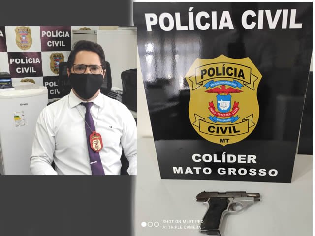Policia Civil apreende pistola em investigação de Homicídio