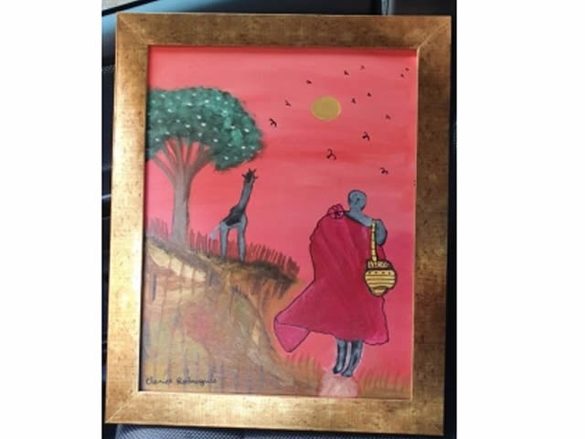 Advogado de Cuiabá leva quadro para emoldurar e personagem negro volta branco