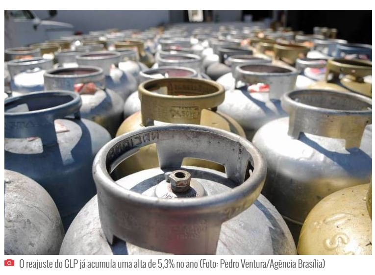 Petrobras anuncia novo reajuste de 5% no preço do gás de cozinha a partir desta sexta-feira, 28