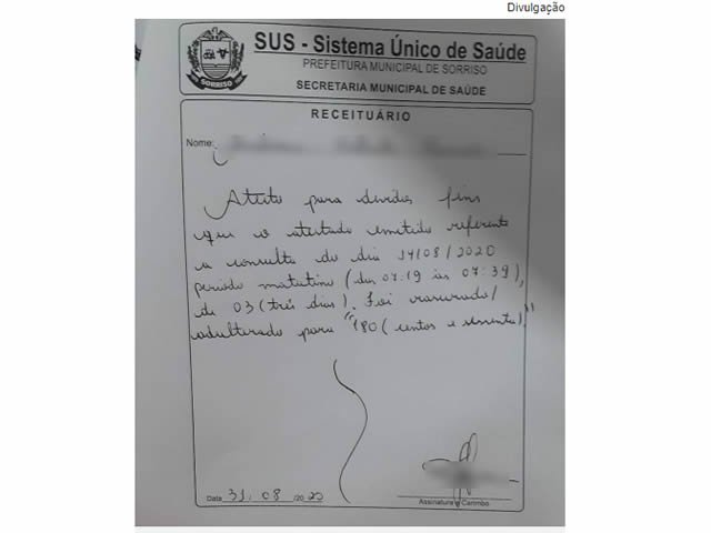 Funcionária é denunciada após entregar atestados médicos falsificados em empresa
