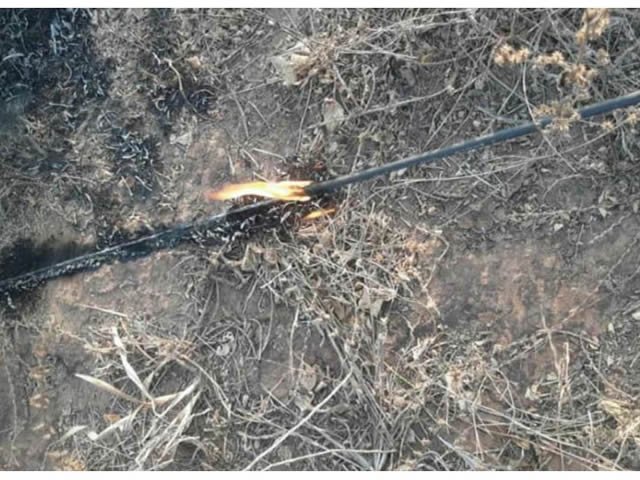 Queimadas na cidade de Itaúba afetam usuários da internet das cidades do norte de MT.(Fotos)