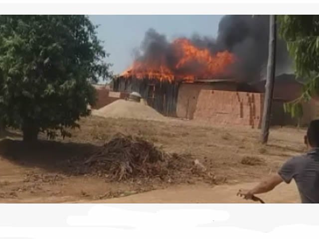 Residência fica totalmente destruída por incêndio, VÍDEO