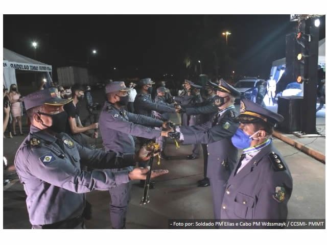 PM promove 462 policiais e live da formatura é assistida por mais de 6 mil pessoas (Fotos)