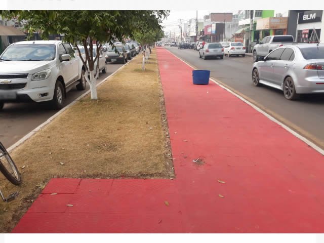 Na semana da pátria Colíder ganhou uma pintura vermelha na Marechal Rondon. (Vídeo)