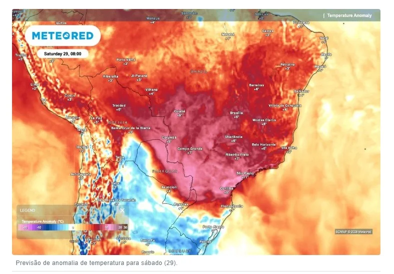 Bolha de calor traz alerta de até 45°C e temperaturas até 13°C acima da média: veja a previsão