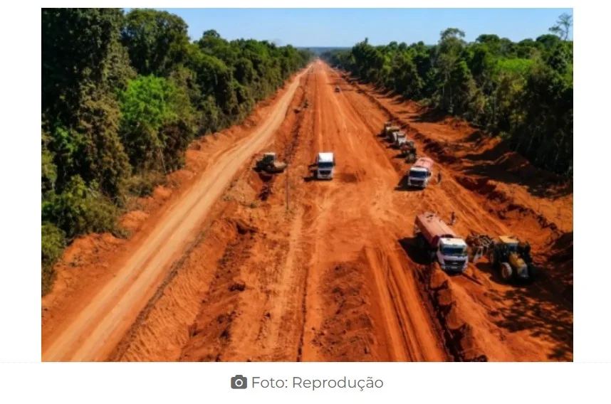 Jazida encontrada quase vazia derruba licitação de R$ 14,4 milhões para rodovia em MT